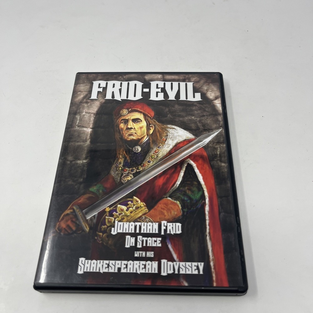 Jonathan Frid On Stage Shakespearean Odyssey Frid-Evil DVD ~ Dark Shadows